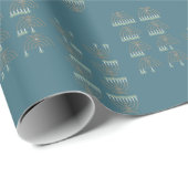 Acht shanukkah Night Wrapping Paper Cadeaupapier (Rol Hoek)