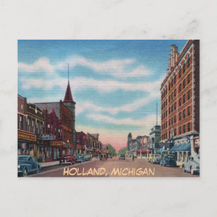 Acht St. Holland Michigan Briefkaart