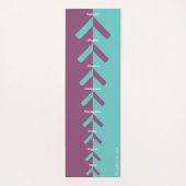 acht stadia Yoga Mat (Achterkant)
