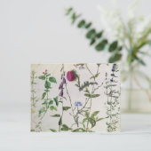 Acht studies over wilde bloemen briefkaart (Staand voorkant)