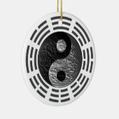 Acht trigrammen Yin Yang Embossed-like draak Keramisch Ornament (Rechts)