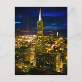 Acht uitzicht San Francisco. Briefkaart (Voorkant)