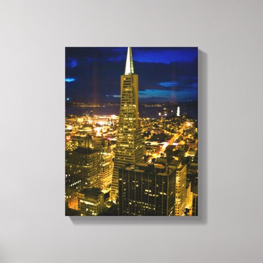 Acht uitzicht San Francisco. Canvas Afdruk (Voorkant)