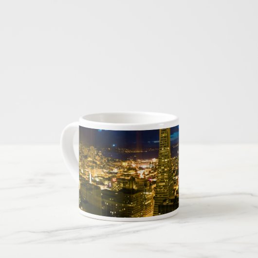 Acht uitzicht San Francisco. Espresso Kop (Links)
