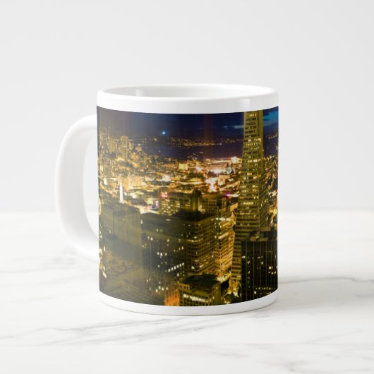 Acht uitzicht San Francisco. Grote Koffiekop (Links)