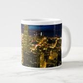 Acht uitzicht San Francisco. Grote Koffiekop (Voorkant rechts)