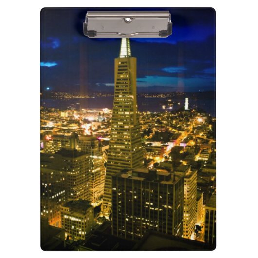 Acht uitzicht San Francisco. Klembord (Voorkant)