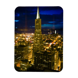 Acht uitzicht San Francisco. Magneet