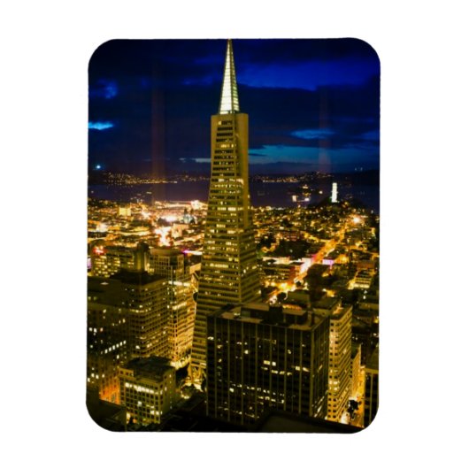 Acht uitzicht San Francisco. Magneet (Verticaal)