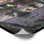 Acht Uitzichten van Tokyo Ueno Toshogu Shrine Kasa Poster (Hoek)