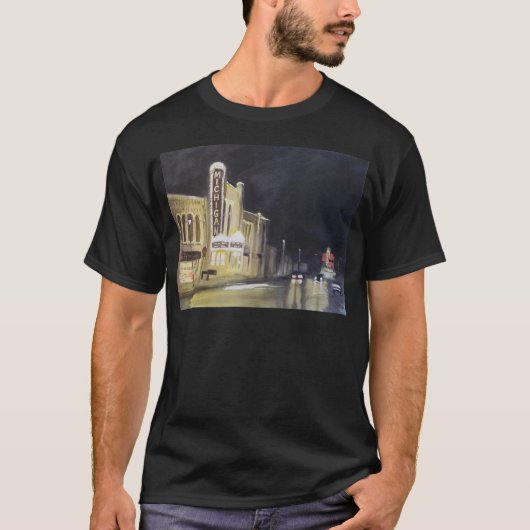 Acht uur in Michigan Theater T-shirt (Voorkant)