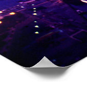 Acht uur, Malaga, Spanje Poster (Hoek)