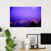 Acht uur, Malaga, Spanje Poster (Thuiskantoor)