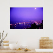 Acht uur, Malaga, Spanje Poster (Keuken)