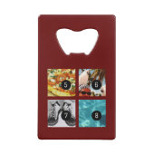 Acht van uw foto's maken uw eigen origineel creditkaart flessenopener (Achterkant)