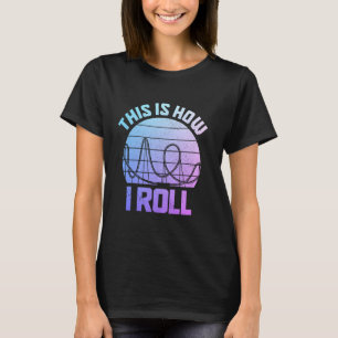 Achtbaan Pretpark Grappige Achtbaan T-shirt