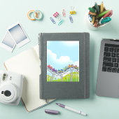 Achtbaan rit sticker (iPad Cover)