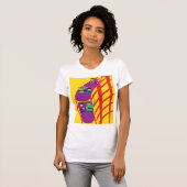 Achtbaan van dichtbij t-shirt (Voorkant volledig)