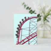 Achtbaan X2 Six Flags Magic Mountain Briefkaart (Staand voorkant)
