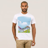 Achtbaanrit T-shirt (Voorkant volledig)