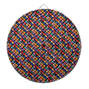 Achtbal de kleuren, dartboard met kunstkleppen dartbord
