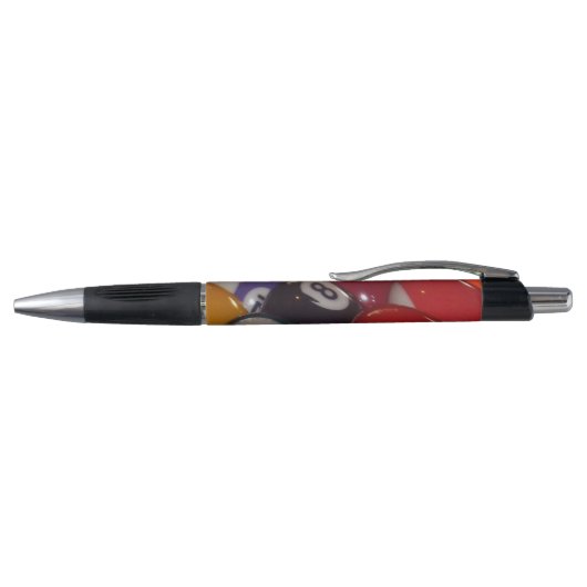 Achtbal de traditionele kleuren, pen (Bovenkant)