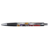 Achtbal de traditionele kleuren, pen (Achterkant)
