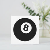 achtbal kaart (Staand voorkant)