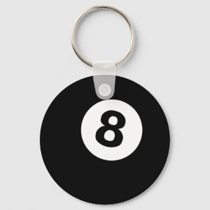 achtbal sleutelhanger