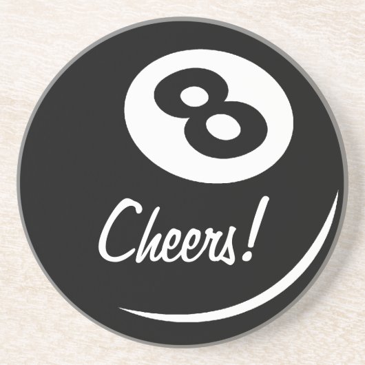 achtball onderzetter | 8 ball pool (Voorkant)