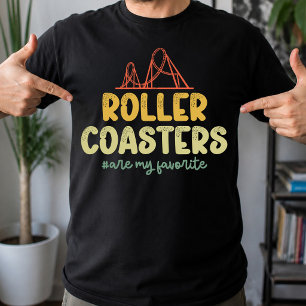 Achtbanen zijn mijn favoriete pretparkplezier t-shirt