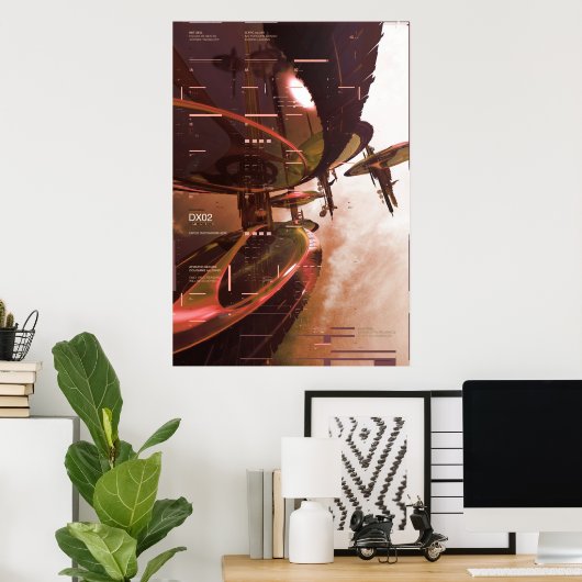 achtboot poster (Thuiskantoor)