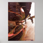 achtboot poster (Voorkant)