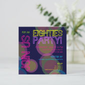 Achtenpartij! Uitnodiging (Staand voorkant)