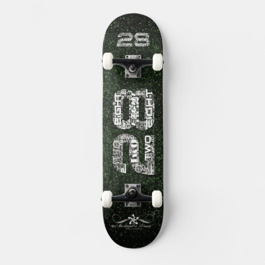 Achtentwintig 4/4 persoonlijk skateboard (Voorkant)