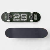 Achtentwintig 4/4 persoonlijk skateboard (Horizontaal)