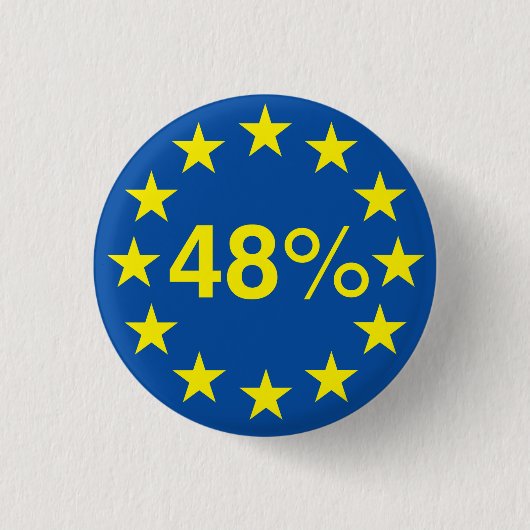 achtenveertig procent (kleine Button badge) (Voorkant)