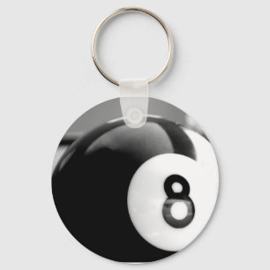 Achter de 8-Ball, acht Ball Sleutelhanger