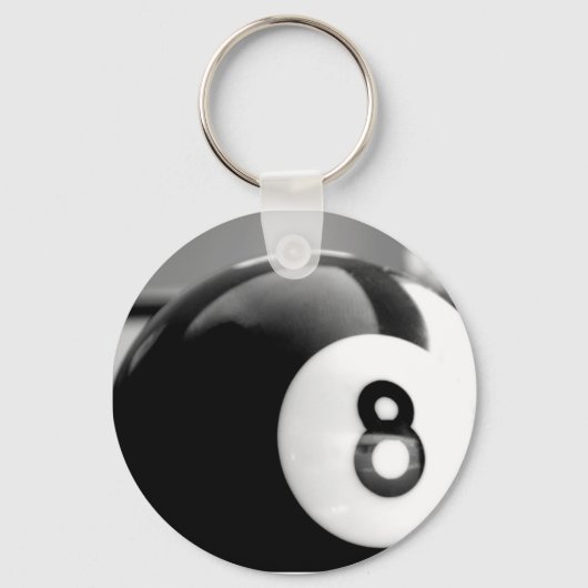 Achter de 8-Ball, acht Ball Sleutelhanger (Voorkant)