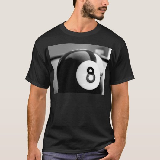 Achter de 8-Ball, acht Ball T-shirt (Voorkant)