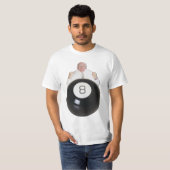 Achter de 8 Ball T-shirt (Voorkant volledig)