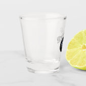 Achter de Acht Bal | Grappig "Achter de 8 Ball" Shot Glas (Links)
