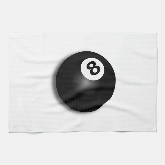 Achter de acht bal! theedoek (Horizontaal)