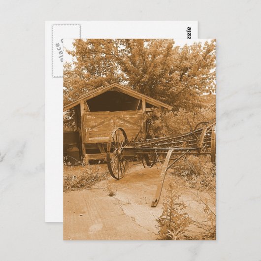 Achter de Barn Briefkaart (Voorkant / Achterkant)