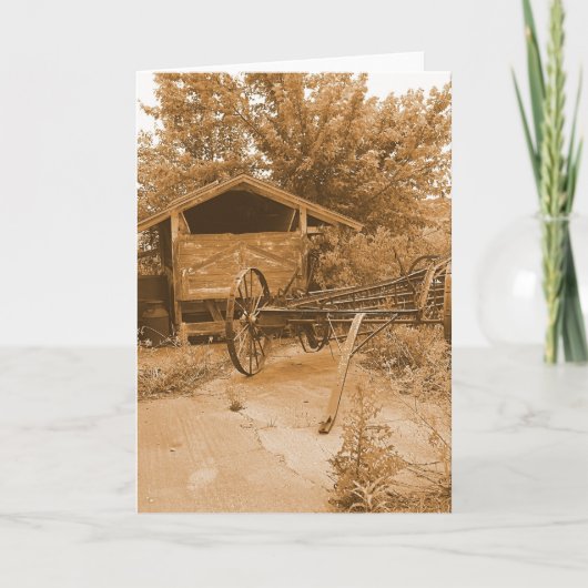 Achter de Barn Kaart (Voorkant)