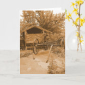 Achter de Barn Kaart (Gele Bloem)