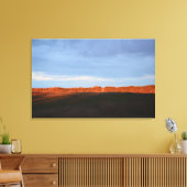 Achter de duinen bij Southwold Canvas Afdruk (Insitu (Woonkamer))