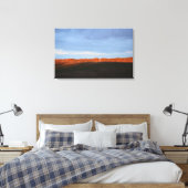 Achter de duinen bij Southwold Canvas Afdruk (Insitu (Slaapkamer))