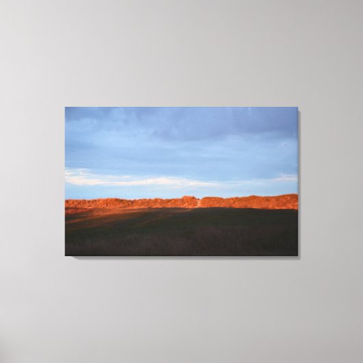 Achter de duinen bij Southwold Canvas Afdruk (Voorkant)