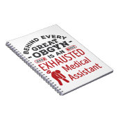 Achter de geweldige OBGYN-assistent Notitieboek (Rechterzijde)